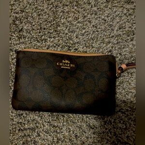 Gently used COACH wristlet